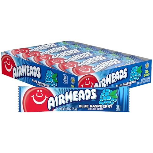 Air Heads Blue Raspberry 15.6g (36 Bars ) von Airheads