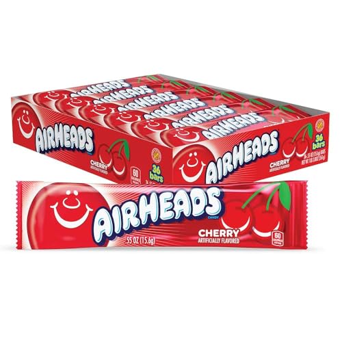 Airheads Cherry 15g (Pack of 36 / Packung mit 36 ​​Stück) von Airheads