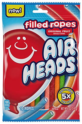 Airheads Filled Gummy Rope, 5 Oz(10 Ropes - 5 Flavors) von Airheads
