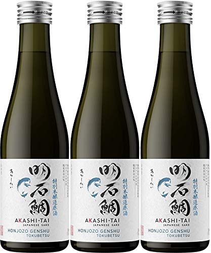 Akashi Sake Brewery Honjozo Genshu Tokubetsu 19%vol (3 x 0.3 l) von Akashi Sake Brewery