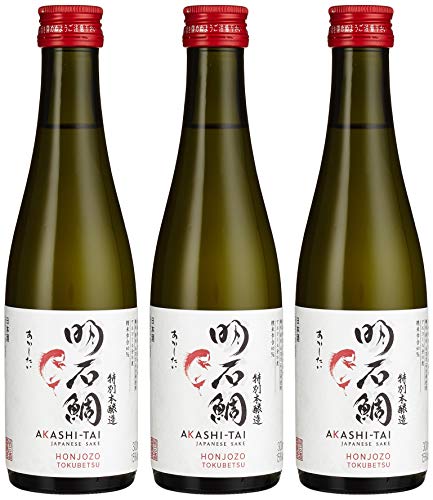 Akashi Sake Brewery Honjozo Tokubetsu 15%vol (3 x 300 l) von Akashi Sake Brewery