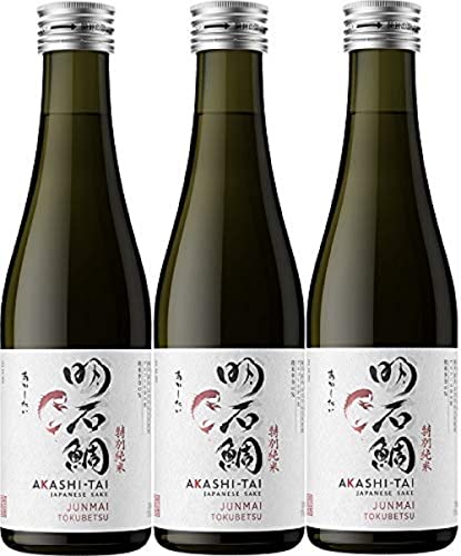 Akashi Sake Brewery Junmai Tokubetsu 15%vol (3 x 0.3 l) von Akashi Sake Brewery