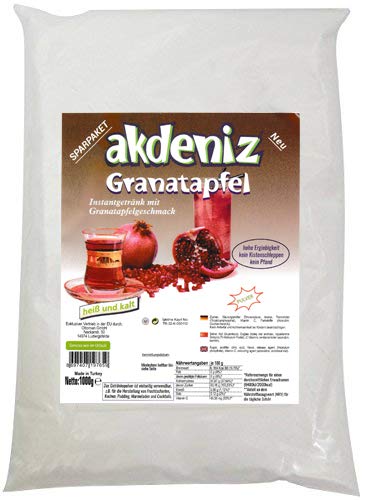 Akdeniz Türkisches Instantgetränk mit Granatapfel Geschmack 1KG von Akdeniz