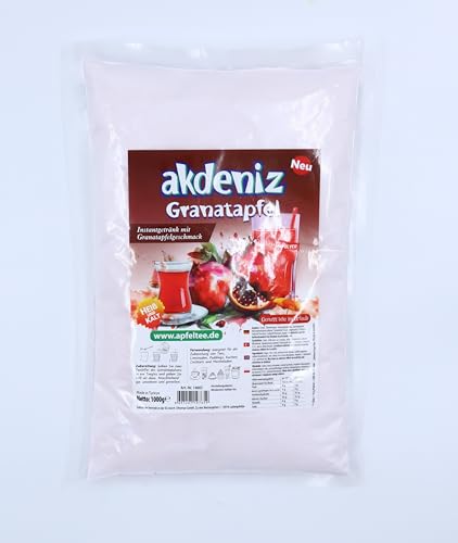 Akdeniz Türkisches Instantgetränk mit Granatapfel Geschmack 1KG von Akdeniz