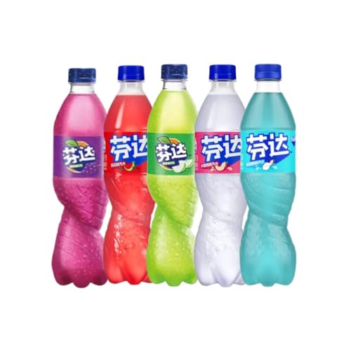 Fanta 5er-Pack Tester (China) inkl. Pfand - 5 Pricklende Geschmacksrichtungen von Al Duchan