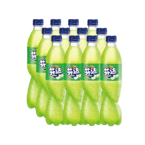 Fanta Green Apple 500ml (China) 12er-Pack inkl. Pfand Erfrischend Apfelgeschmack von Al Duchan