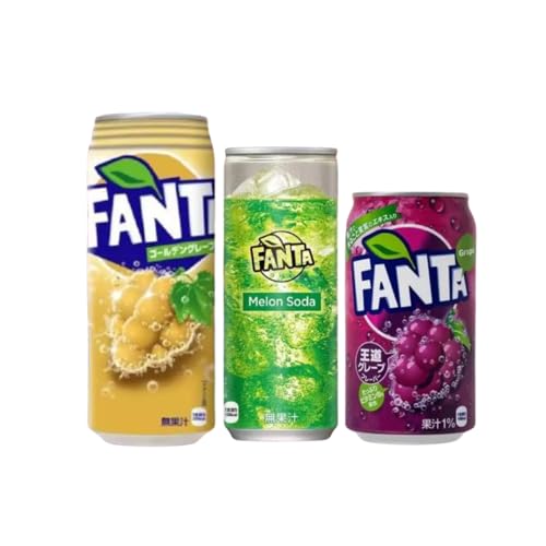 Fanta-Pack (Japan) Tester inkl. Pfand - 3 prickelnde Geschmacksrichtungen von Al Duchan