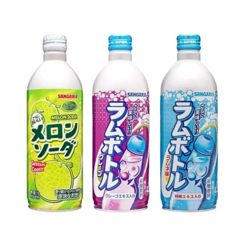 Sangaria-Pack (Japan) Tester inkl. Pfand - 3 prickelnde Geschmacksrichtungen von Al Duchan