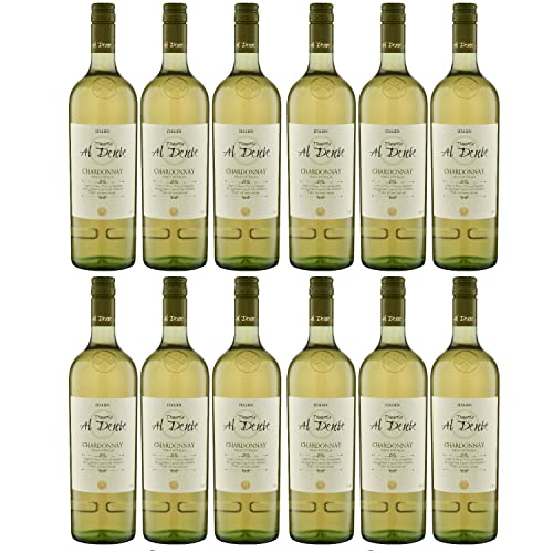 Al Dente Chardonnay Weißwein Wein halbtrocken Italien I Versanel Paket (12 x 1l) von AlDente