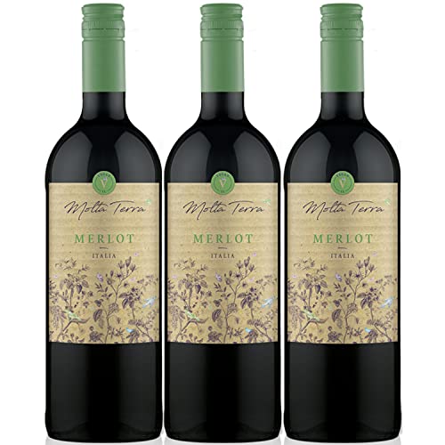 Al Dente Merlot Rotwein Wein halbtrocken Italien (3 x 1 Liter) von AlDente