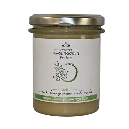 Alabasinis Family Griechische Honigcreme mit Mastix 250 g von Alambasini family Bee farm