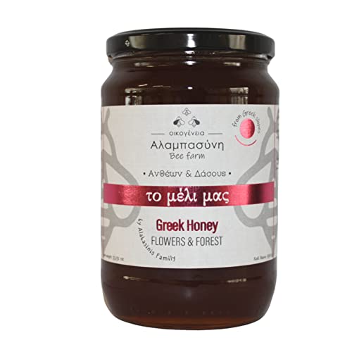 Alabasinis Family Griechischer Blumen- und Waldhonig 950gr von Alambasini family Bee Farm