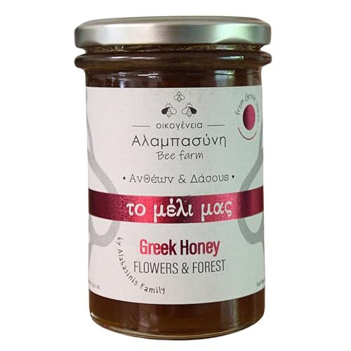 Alabasinis Family Griechischer Blumen- und Waldhonig 400 g von Alambasini family Bee Farm