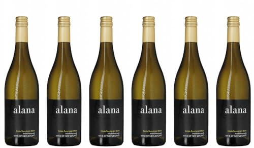 6x Alana Estate Sauvignon Blanc Martinborough 2022 - Alana Estate, Wellington/Wairarapa - Weißwein von Alana Estate