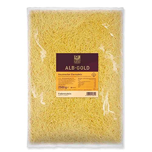 2,5 kg Beutel Fadennudeln lose, Hausmacher Eiernudeln 2,5 kg Beutel Fadennudeln lose, Hausmacher Eiernudeln von Alb Gold