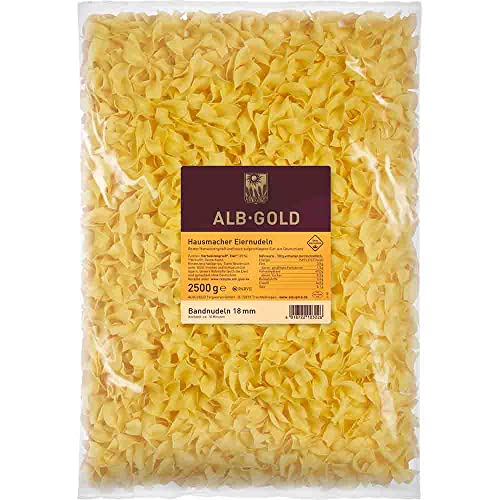 2,5 kg Beutel Bandnudeln, Hausmacher Eiernudeln 2,5 kg Beutel Bandnudeln, Hausmacher Eiernudeln von Alb Gold
