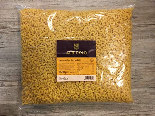 2,5 kg Beutel Hörnchen lose, Hausmacher Eiernudeln 2,5 kg Beutel Hörnchen lose, Hausmacher Eiernudeln von Alb Gold
