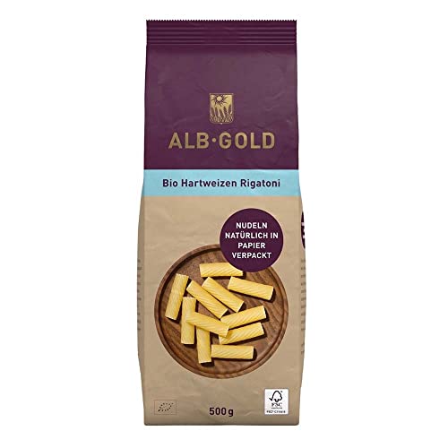 ALB GOLD Bio Rigatoni, Hartweizen, 500g von Alb Gold