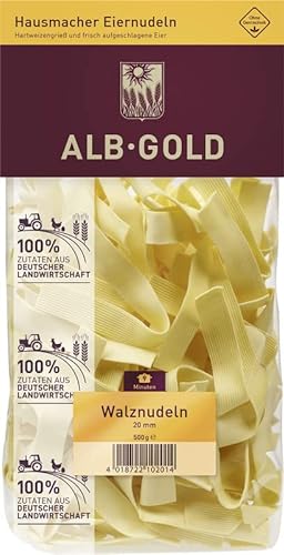 Alb-Gold Nudeln Walznudeln, 20mm, 500 g von Alb Gold