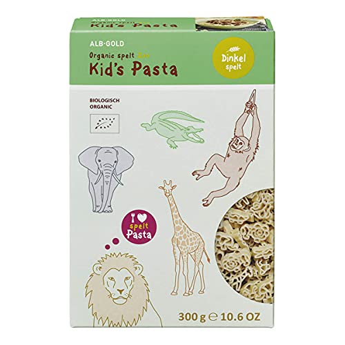 Alb-Gold - bio Dinkel Kid´s Pasta Zoo - 0,3 kg - 12er Pack von Alb Gold