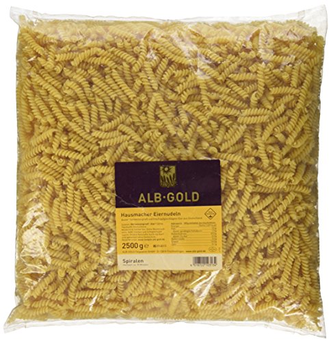 AlbGold Spiralen / Fusilli, 1er Pack (1 x 2.5 kg Packung) von Alb Gold