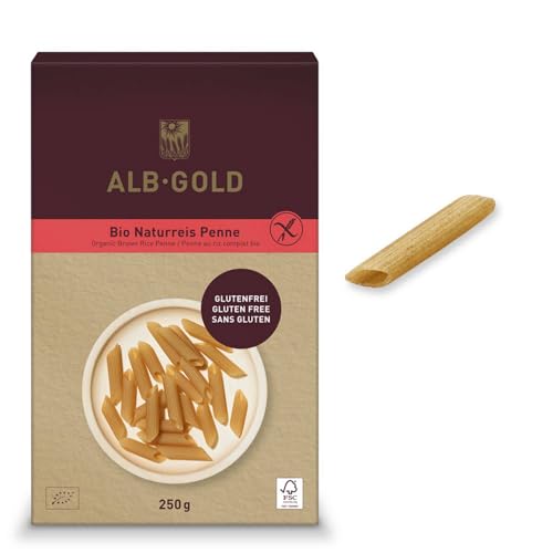 NUDELN (MAIS – REIS) PENNE GLUTENFREI BIO 250 g - ALB GOLD von Alb Gold