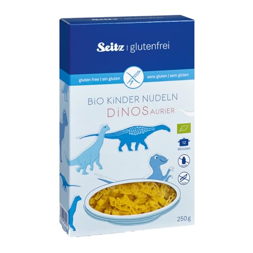 Seitz glutenfrei Kinder Nudeln Dinos Bio (1 x 250 g) von Alb Gold