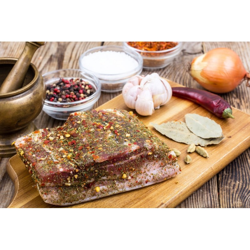 P?kelmischung Koriander Schinken Trockenp?kelung f?r 4 Kg Nacken Handarbeit. P?kelmischung Koriander Schinken Trockenp?kelung f?r 4 Kg Nacken Handarbeit. von AlbExklusiv