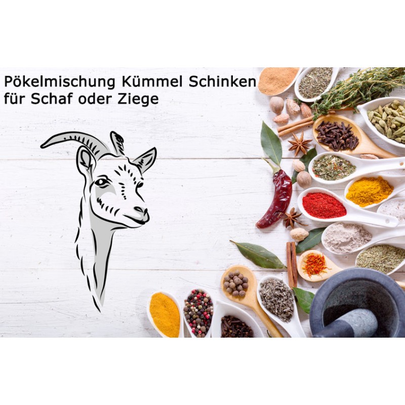 P?kelmischung K?mmelschinken Schaf/Ziege f?r 4 Kilo Fleisch Deutsche Handarbeit P?kelmischung K?mmelschinken Schaf/Ziege f?r 4 Kilo Fleisch Deutsche Handarbeit von AlbExklusiv