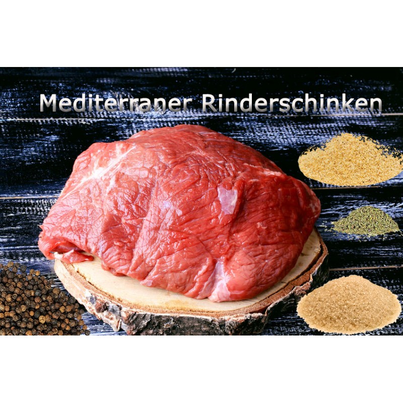P?kelmischung Mediterraner Rinderschinken f?r 4 Kilo Fleisch Deutsche Handarbeit von AlbExklusiv
