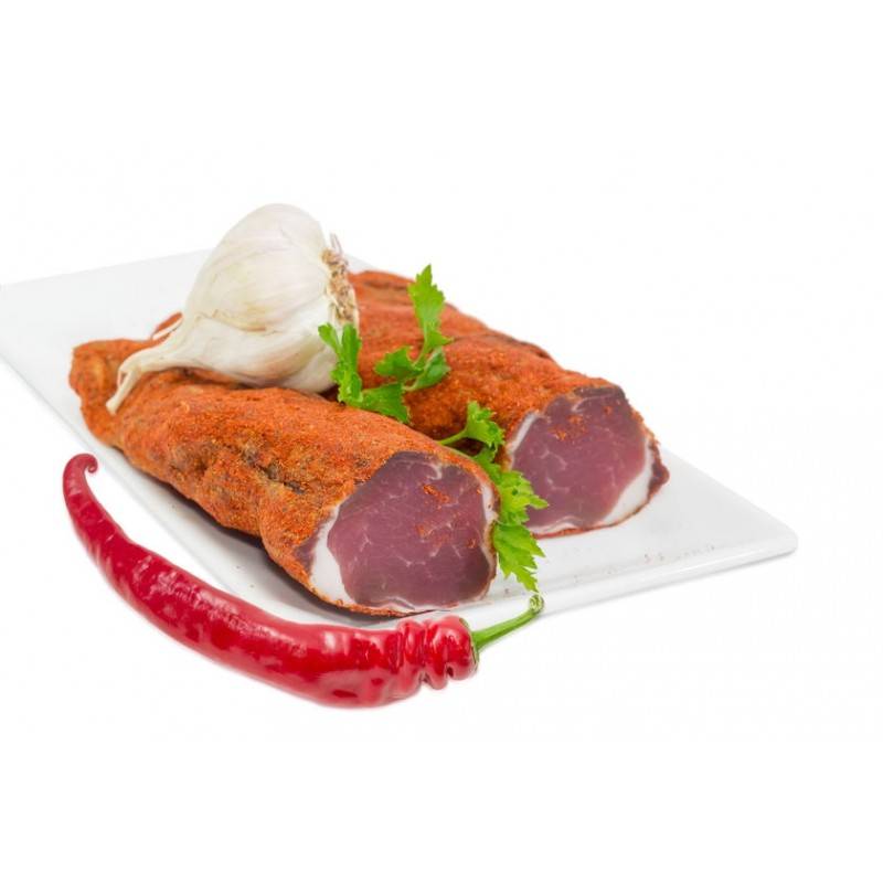 P?kelmischung Scharfer Paprika Schinken / Filet Trockenp?kelung f?r 4 Kg Fleisch von AlbExklusiv