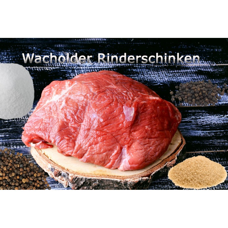 Pökelmischung Wacholder Rinderschinken für 4 Kilo Fleisch Deutsche Handarbeit von AlbExklusiv
