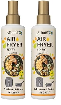Albaöl Air Fryer Spray 190ml (1 x 190ml Flasche) (Packung mit 2) von Albaöl