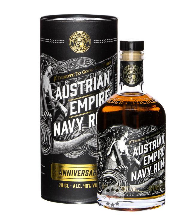 Austrian Empire Navy Rum Anniversary (40 % Vol., 0,7 Liter) von Albert Michler Distillery