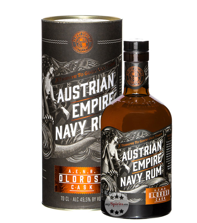 Austrian Empire Navy Rum Oloroso Cask (49,5 % Vol., 0,7 Liter) von Albert Michler Distillery