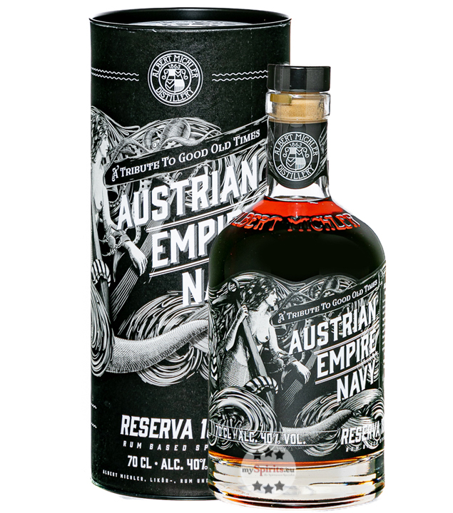 Austrian Empire Navy Reserva 1863 Spirit Drink (40 % Vol., 0,7 Liter) von Albert Michler Distillery