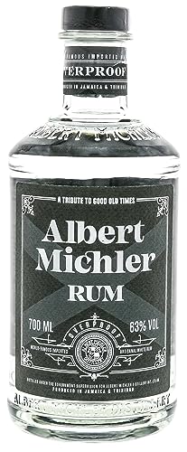 Albert Michler I Overproof Artisanal White Rum I 700 ml I 40% Volume I Weißer-Rum aus Jamaica von Albert Michler