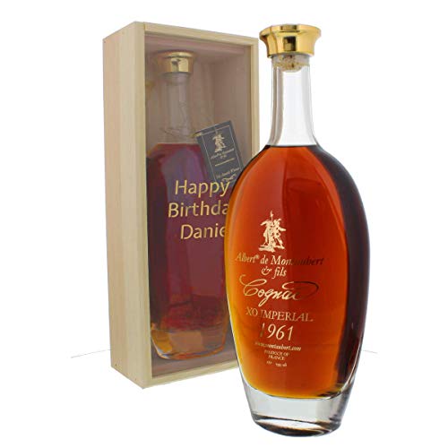 Cognac 1961- Jahrgangscognac Albert de Montaubert 1961 mit individueller Personalisierung Cognac 1961- Jahrgangscognac Albert de Montaubert 1961 mit individueller Personalisierung von Albert de Montaubert