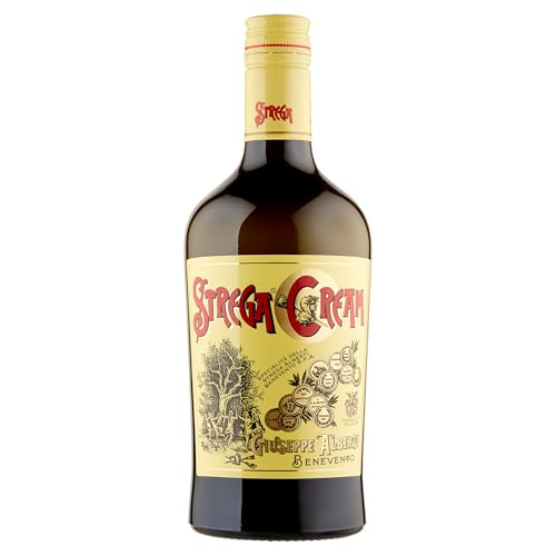 Strega Alberti Strega Cream 17 % vol - Cremiger Sahnelikör (1 x 70cl) von Strega