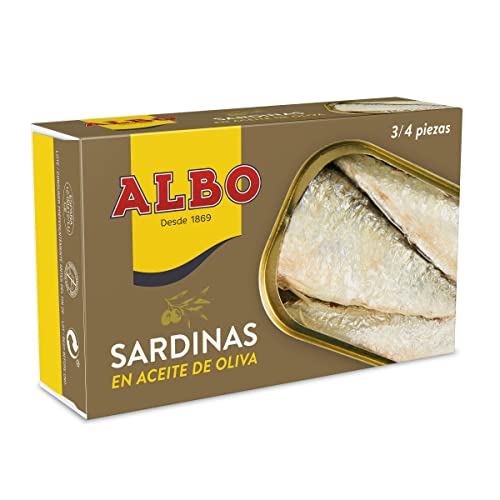 Sardinas En Aceite de Oliva Albo 85g (Sin Glúten) von Albo