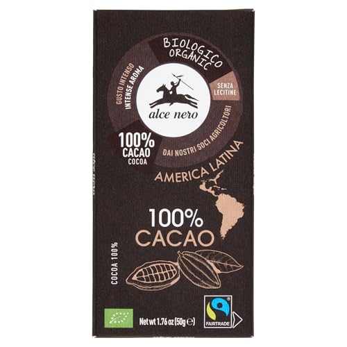 Cioccolato 100% cacao 50 g BIO von Alce Nero