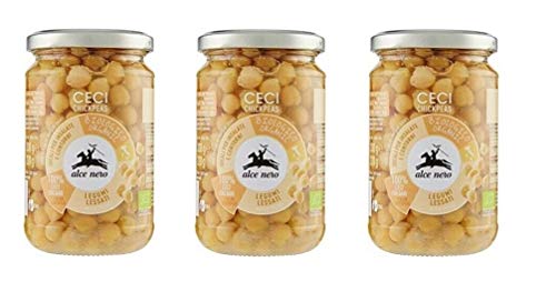 3x Alce Nero Legumi Lessi Ceci Gekochte Hülsenfrüchte BIO Kichererbsen 300 gr 3x Alce Nero Legumi Lessi Ceci Gekochte Hülsenfrüchte BIO Kichererbsen 300 gr von Alce Nero