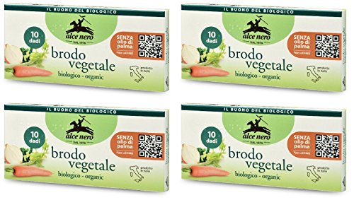 Alce Nero: Bio-Bouillonwürfel "Brodo Vegetale", 10 g, je 4 Stück von Alce Nero