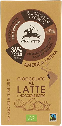 Milchschokolade mit Nüssen FAIR TRADE BIO 100 g - ALCE NERO von Alce Nero