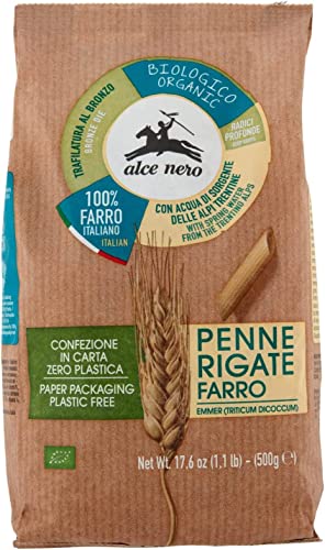 PENNE 100% SFARINATO DI FARRO BIO ALCE NERO 500G ( von Let's Organic MARKET