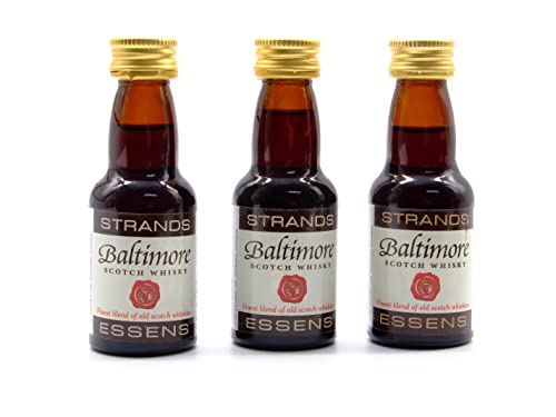 Baltimore 3x25 ml – alkoholfreier | Essenz für Wodka | Aroma für Kuchen von AlcoFermBrew