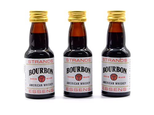 Bourbon 3x25 ml – alkoholfreier | Essenz für Wodka | Aroma für Kuchen von AlcoFermBrew