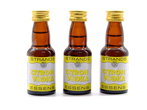 Citron Vodka 3x25 ml – alkoholfreier | Essenz für Wodka | Aroma für Kuchen Citron Vodka 3x25 ml – alkoholfreier | Essenz für Wodka | Aroma für Kuchen von AlcoFermBrew