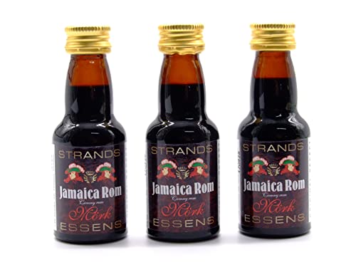 Jamaica Rum 3x25 ml – alkoholfreier | Essenz für Wodka | Aroma für Kuchen von AlcoFermBrew