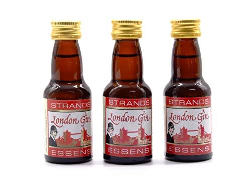 London Gin 3x25 ml – alkoholfreier | Essenz für Wodka | Aroma für Kuchen London Gin 3x25 ml – alkoholfreier | Essenz für Wodka | Aroma für Kuchen von AlcoFermBrew